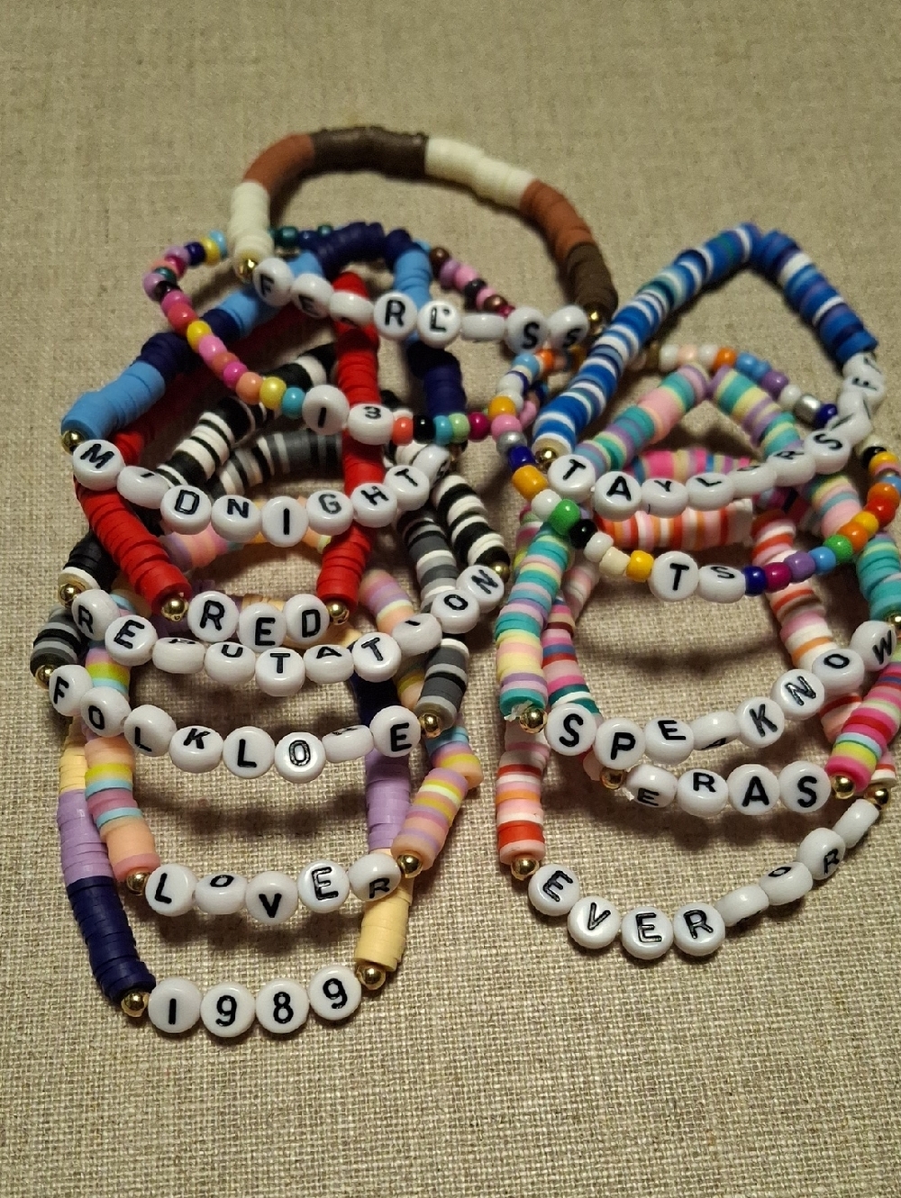 New 13pcs Taylor Swift Beaded Braclets